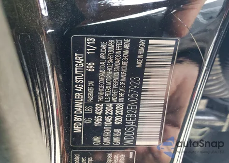 2014 Mercedes-Benz Cla 250 z USA, uszkodzony, nr VIN WDDSJ4EB2EN057923